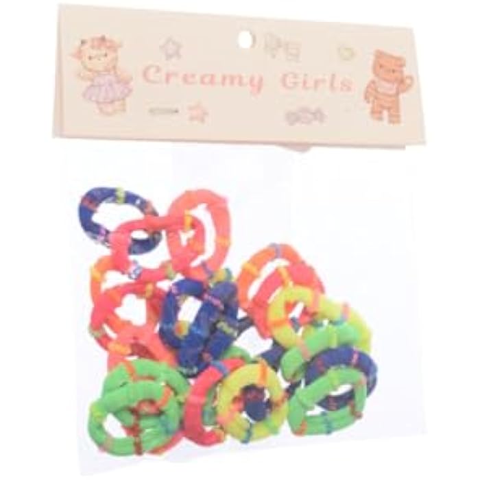 Daphane Elastic Hair Ties For Girls Set - Multicolor - 1547 - Image 2